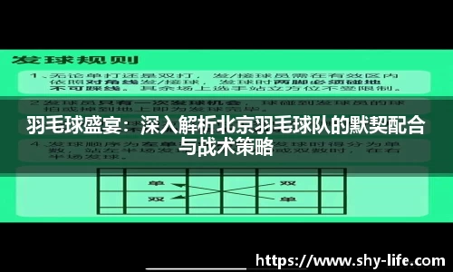 羽毛球盛宴：深入解析北京羽毛球队的默契配合与战术策略