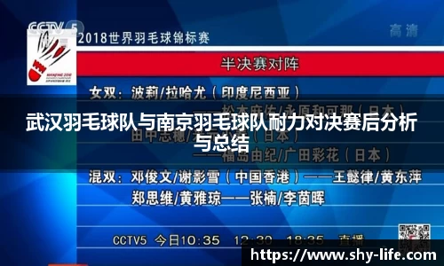 武汉羽毛球队与南京羽毛球队耐力对决赛后分析与总结